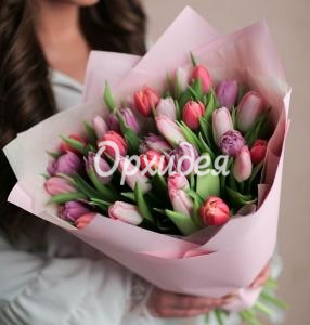 Букет из тюльпанов «Серенада»