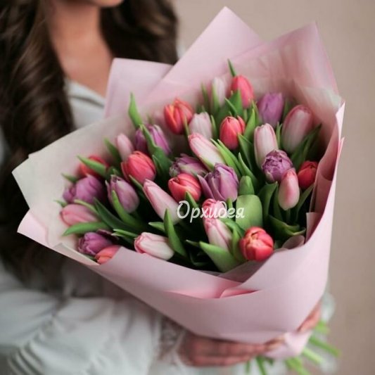 Букет из тюльпанов &laquo;Серенада&raquo;