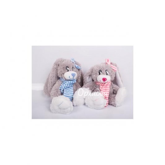 Мягкая игрушка Зайчик с бантиком