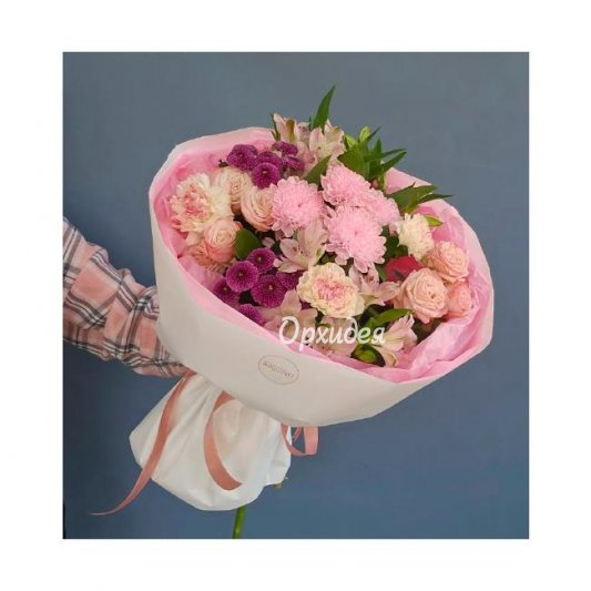 Букет &laquo;Моей первой учительнице&raquo;