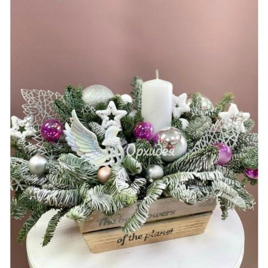 Новогодняя композиция "Зимний уют"