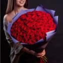 Букет из 51 красной розы