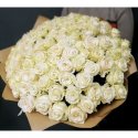 Букет из 101 белой розы